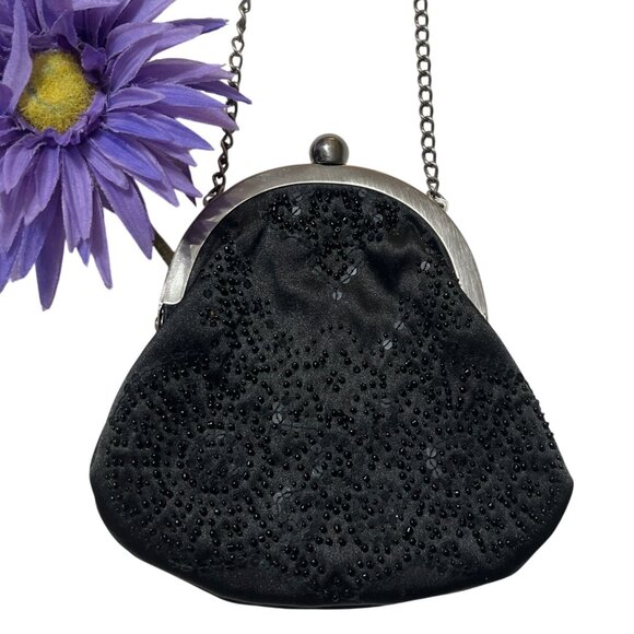 Ann Taylor Loft Satin Beaded Evening Bag - Picture 6 of 6